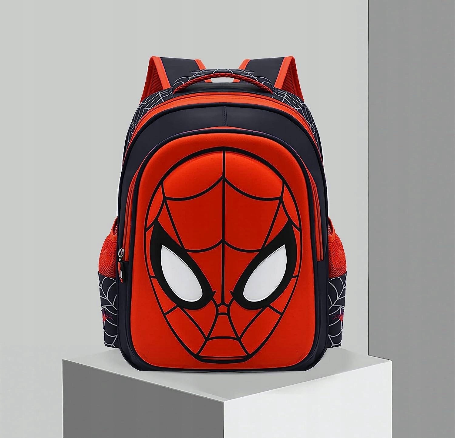 SPIDERMAN SCHOOL BACKPACK SATCHEL POCKETS 1-3 EAN (GTIN) 5905265502366