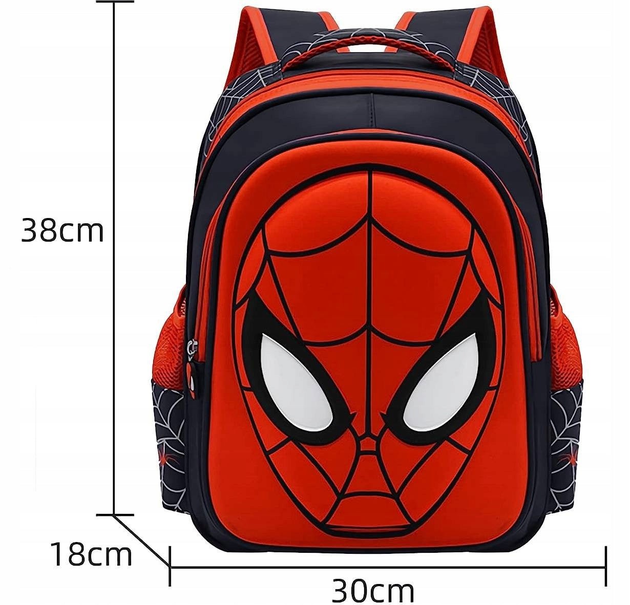 SPIDERMAN SCHOOL BACKPACK SATCHEL POCKETS 1-3 Manufacturer code PLECAK 3 KOMORY SUPERBOHATER