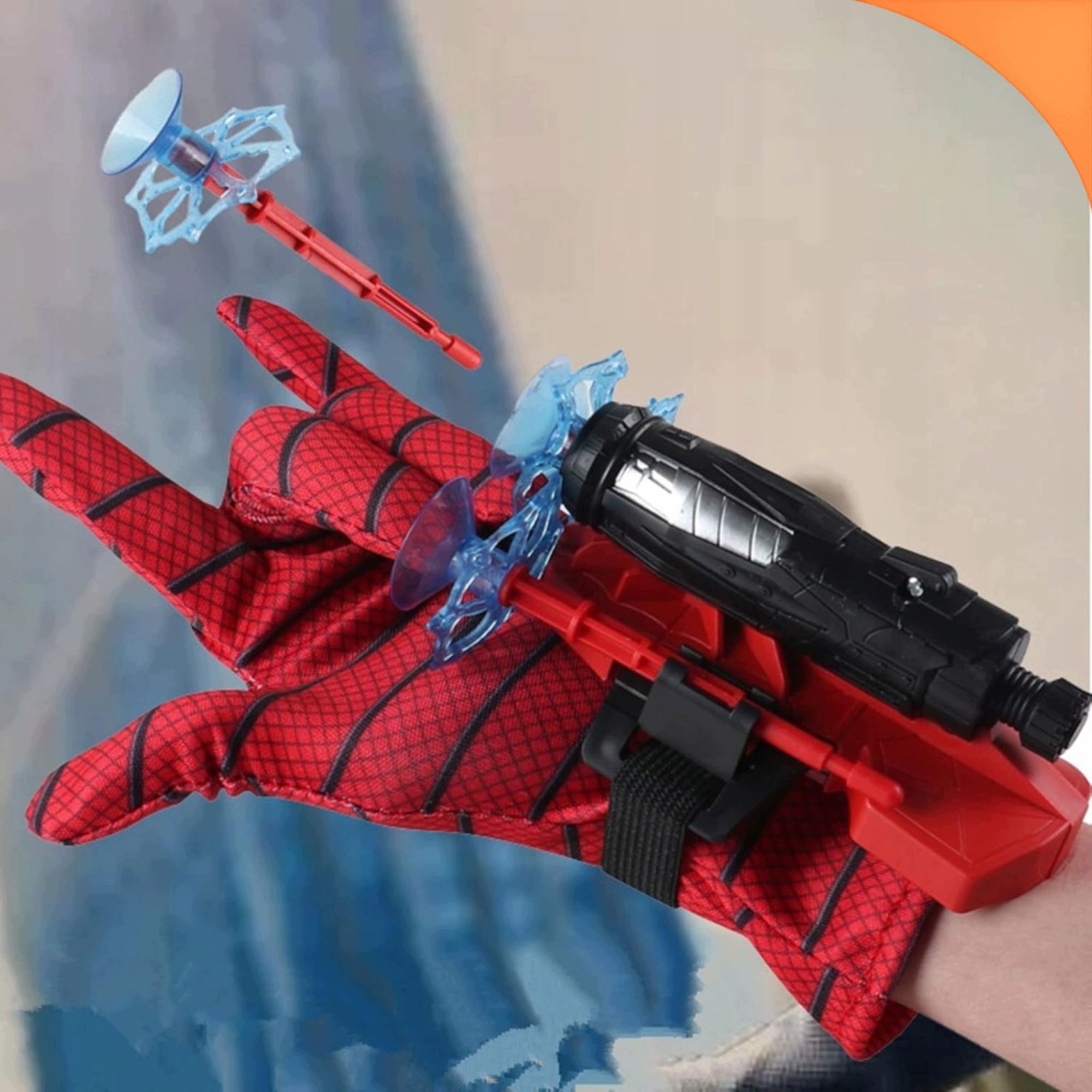 SPIDERMAN SET 2X NET LAUNCHER GLOVE + WATCH PROJECTOR GIFT Brand no brand