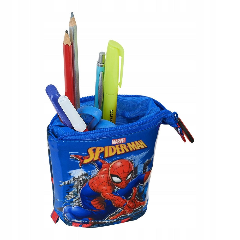 Vertikales Federmäppchen Spiderman Great Power, 8 x 19 x 6 cm 