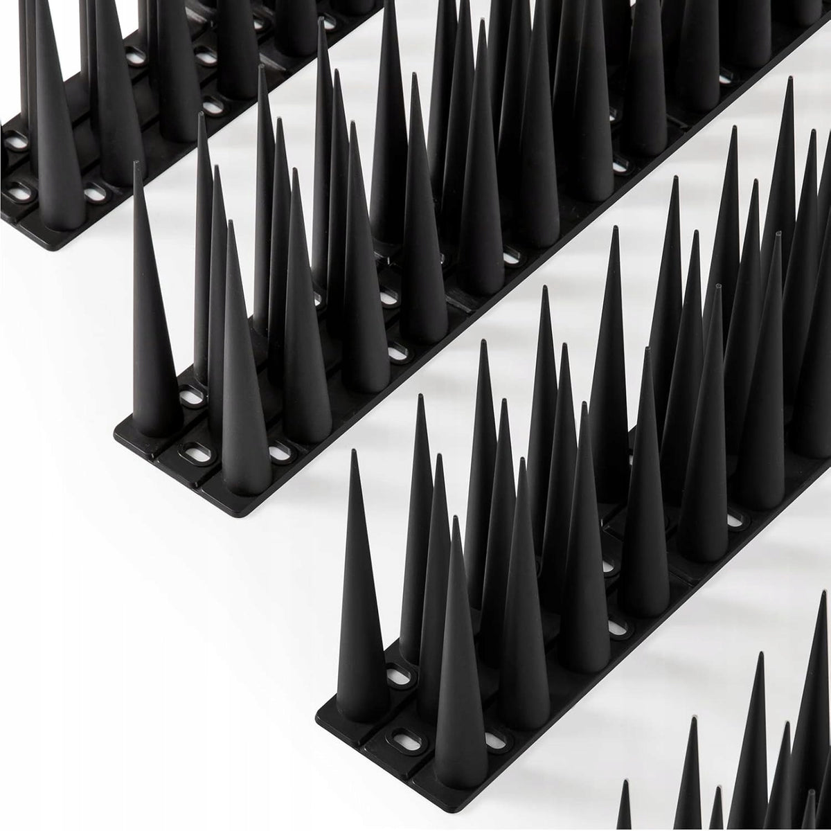 SPIKES AGAINST BIRDS 10cm FLEXIBLE PROTECTIVE FOR BALCONY BLACK LENGTH 24m