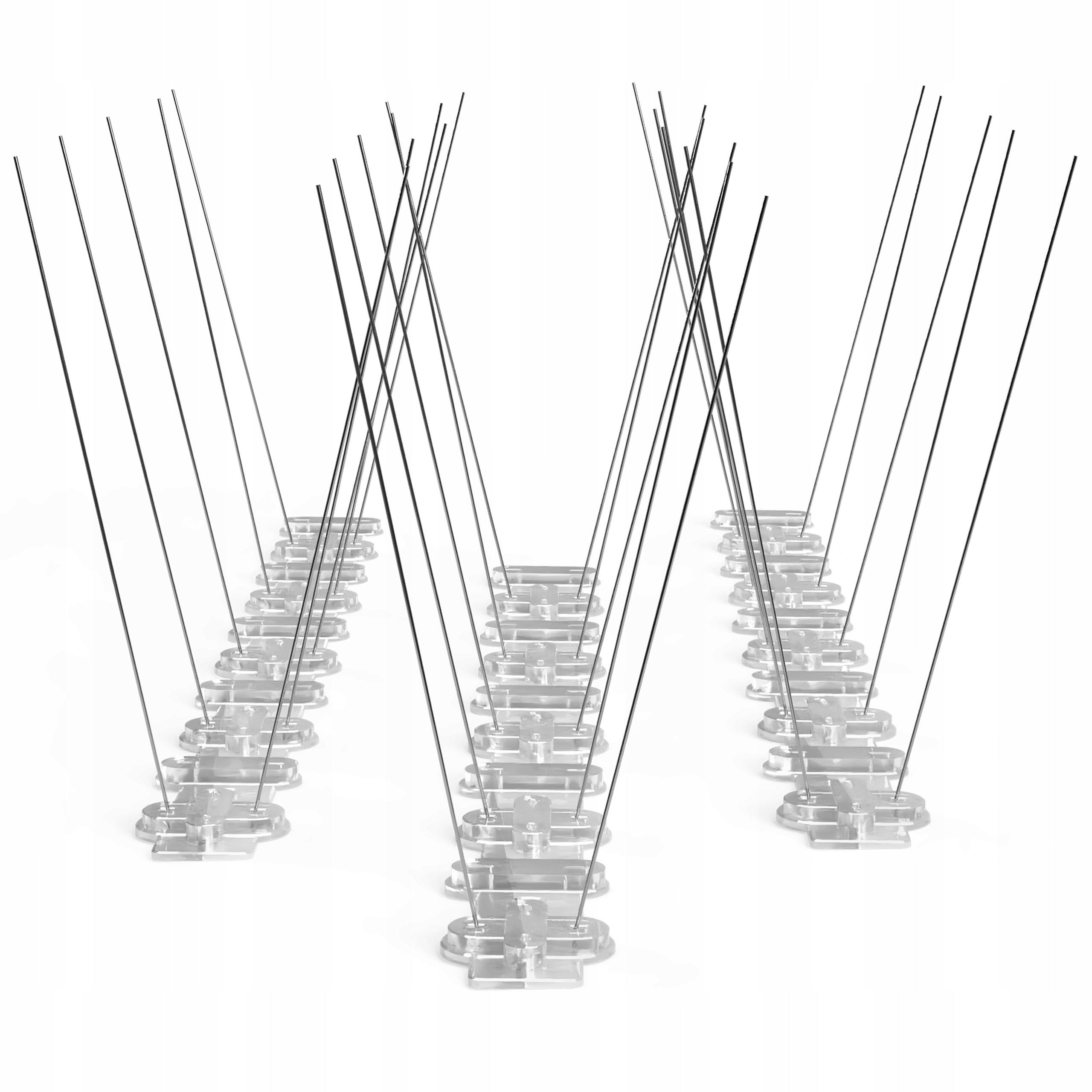 SPIKES FOR PIGEON BIRDS AGAINST PIGEON BIRDS STAINLESS STEEL 50CM NO PEST Brand No-Pest