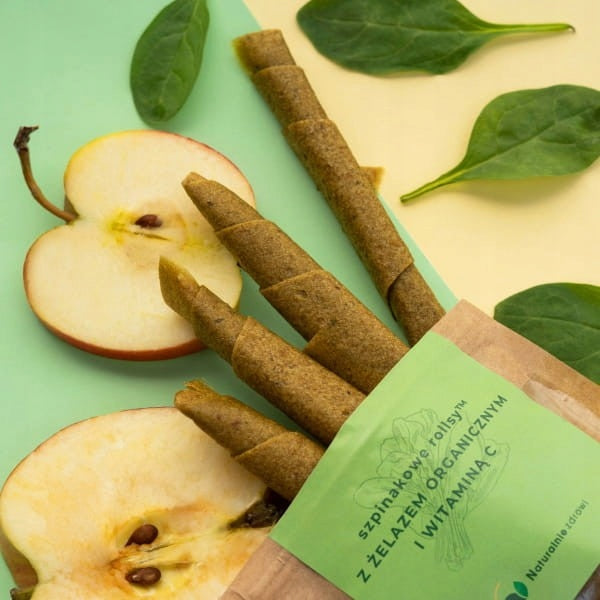 SPINACH Rolls with Vitamin C 50g Naturalnie Zdrowi Manufacturer code Rolls szpinakowy ID 13785
