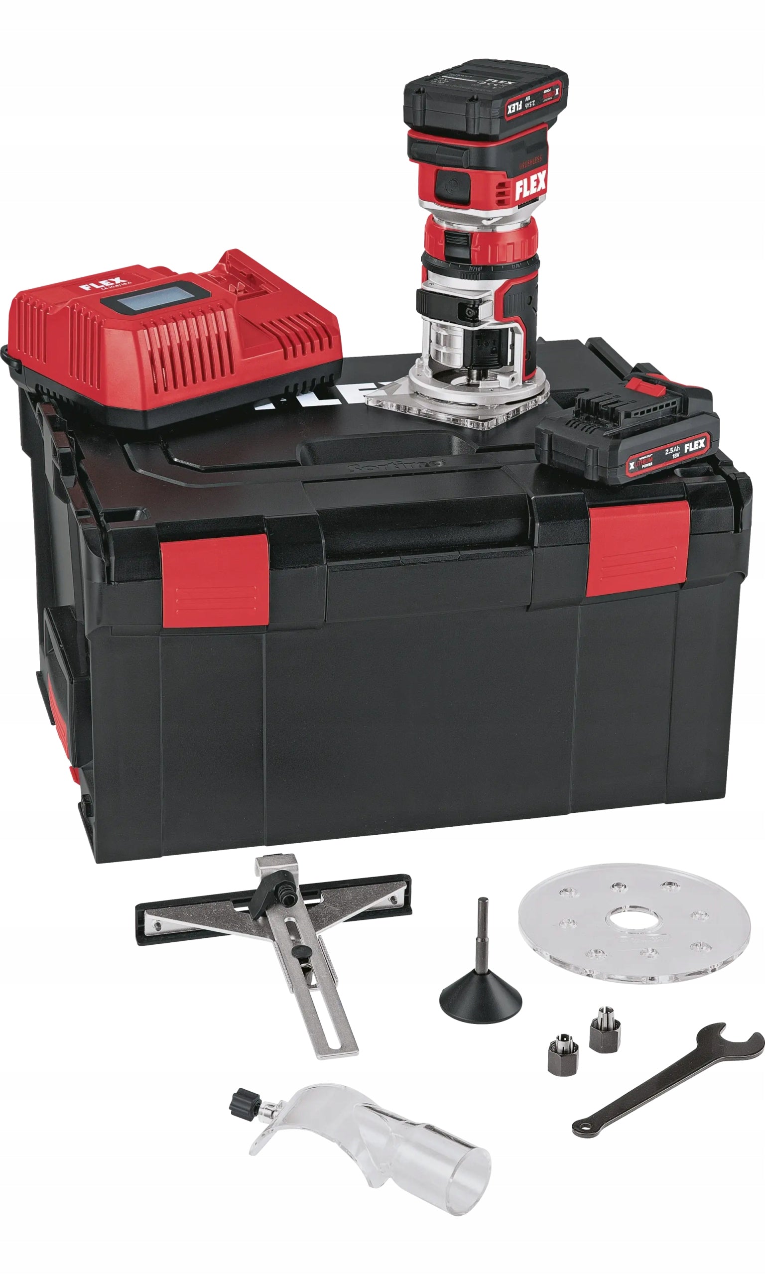 SPINDLE EDGE MILLING MACHINE FLEX BATTERY CER 18.0-EC/2.5 Set EAN (GTIN) 4030293254756