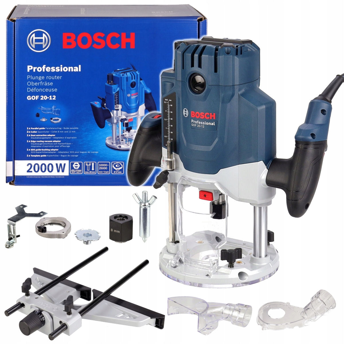 SPINDLE MILLING MACHINE 2000W GOF 20-12 BOSCH