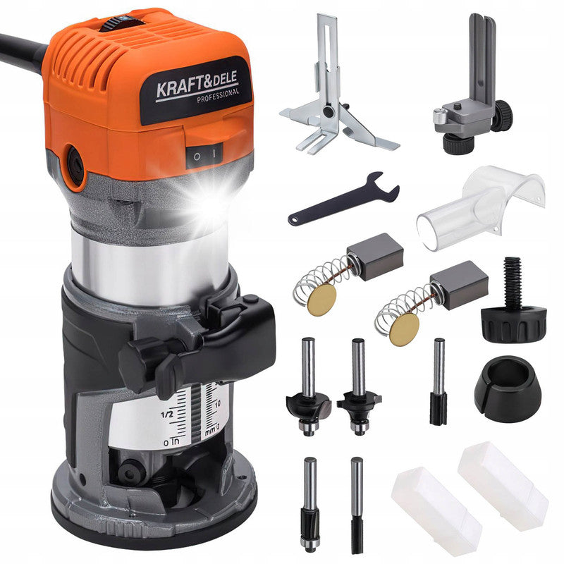 SPINDLE MILLING MACHINE 2000W ROTARY ADJUSTABLE CUTTER SET CUTTERS