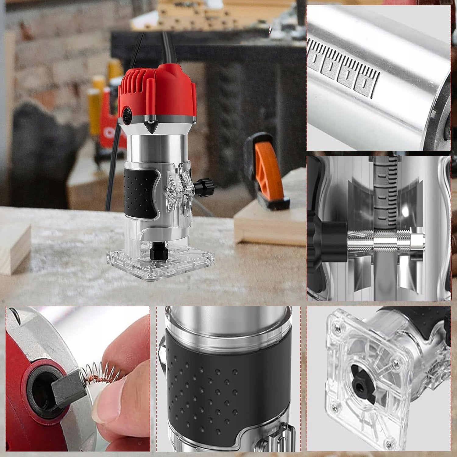 SPINDLE MILLING MACHINE 800W WOODWORKING 30000 RPM ELECTRIC Brand BESTEN