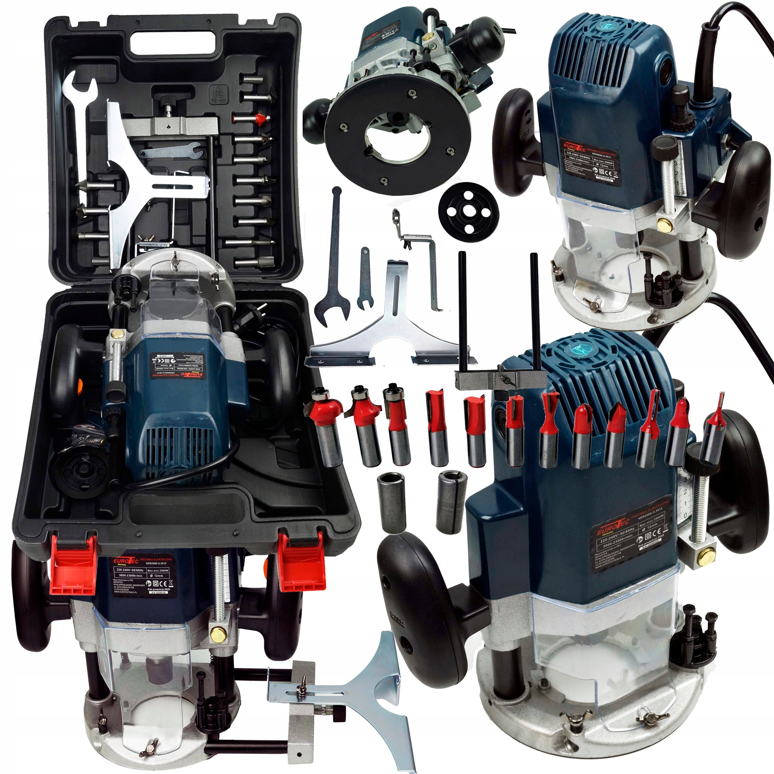 SPINDLE MILLING MACHINE FOR WOOD + 12 CUTTERS SET