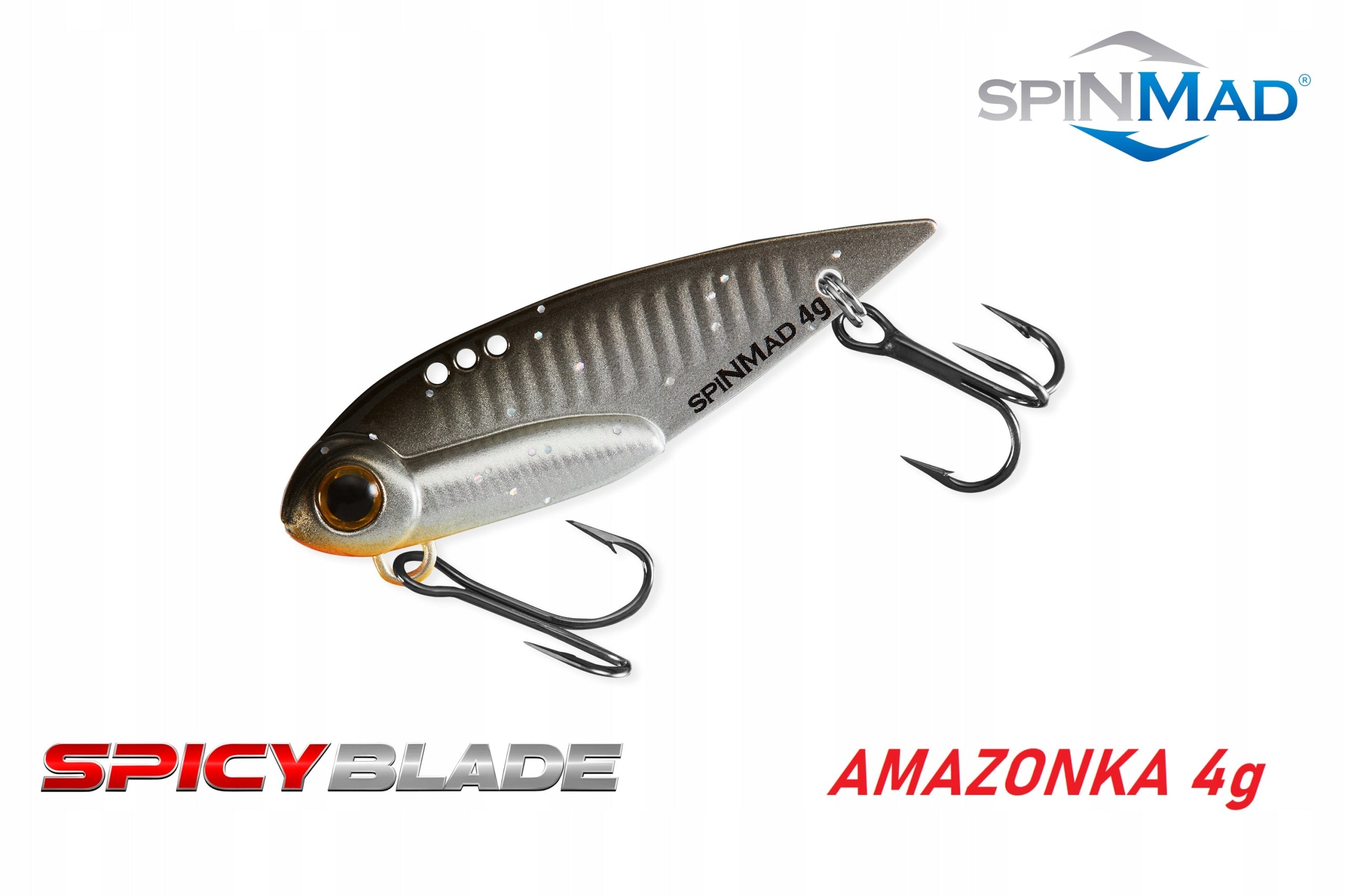 SPINMAD CICADA AMAZON 4,5 CM 4 GR Set of 4 Brand Spin-Mad
