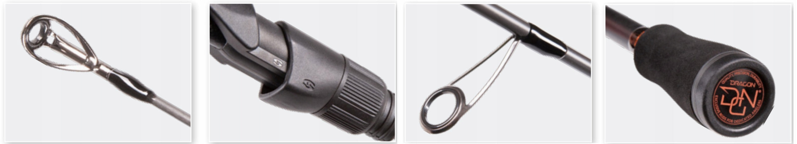 SPINNING FOR TROUT CHUB BARB DRAGON INVADER 228 CM 3-18 GR Brand Dragon