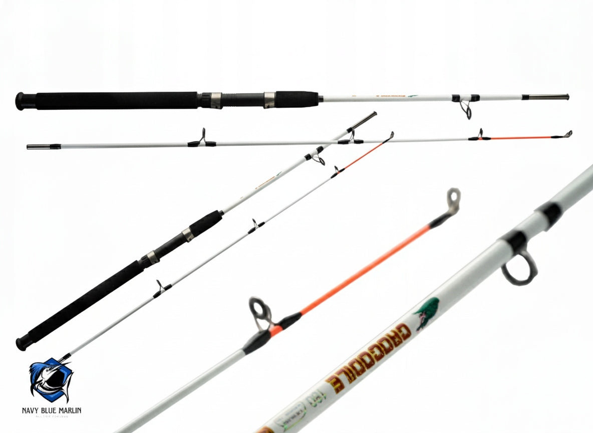 SPINNING ROD CROCODILE 2.4M 100-250G ALUMINIUM STRONG HEAVY 120034 Manufacturer code 120034