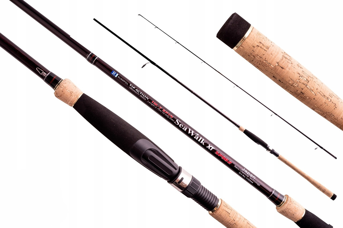 SPINNING ROD SEA WALK RUMPOL 3M 40-100G CARBON STRONG LONG 110552