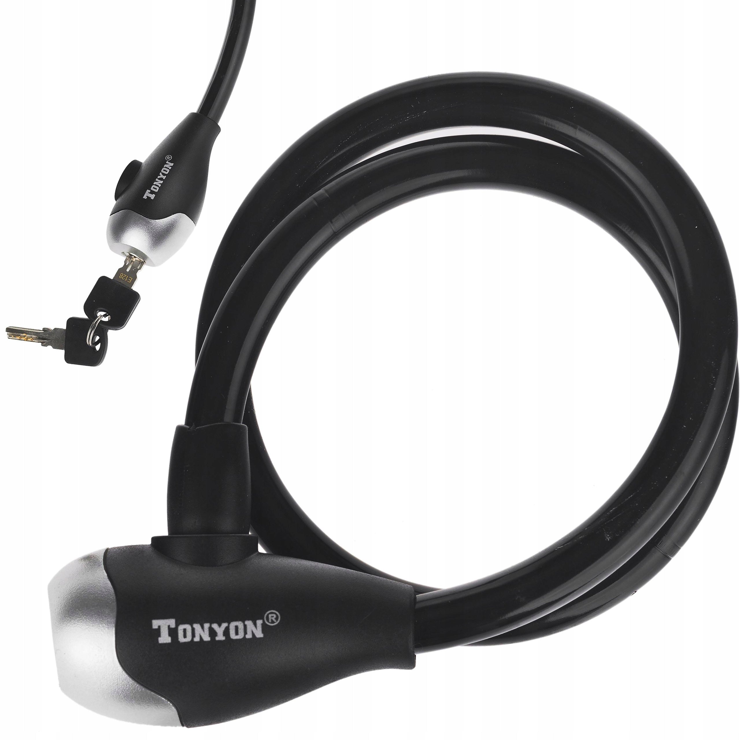 SPIRAL KEY CLOSURE TONYON TY4505 BLACK Brand TONYON