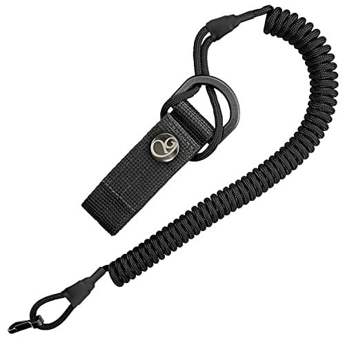 SPIRAL KEYCHAIN ELASTIC PARACORD CARABINER FOR ACCESSORY KEYS Brand no brand
