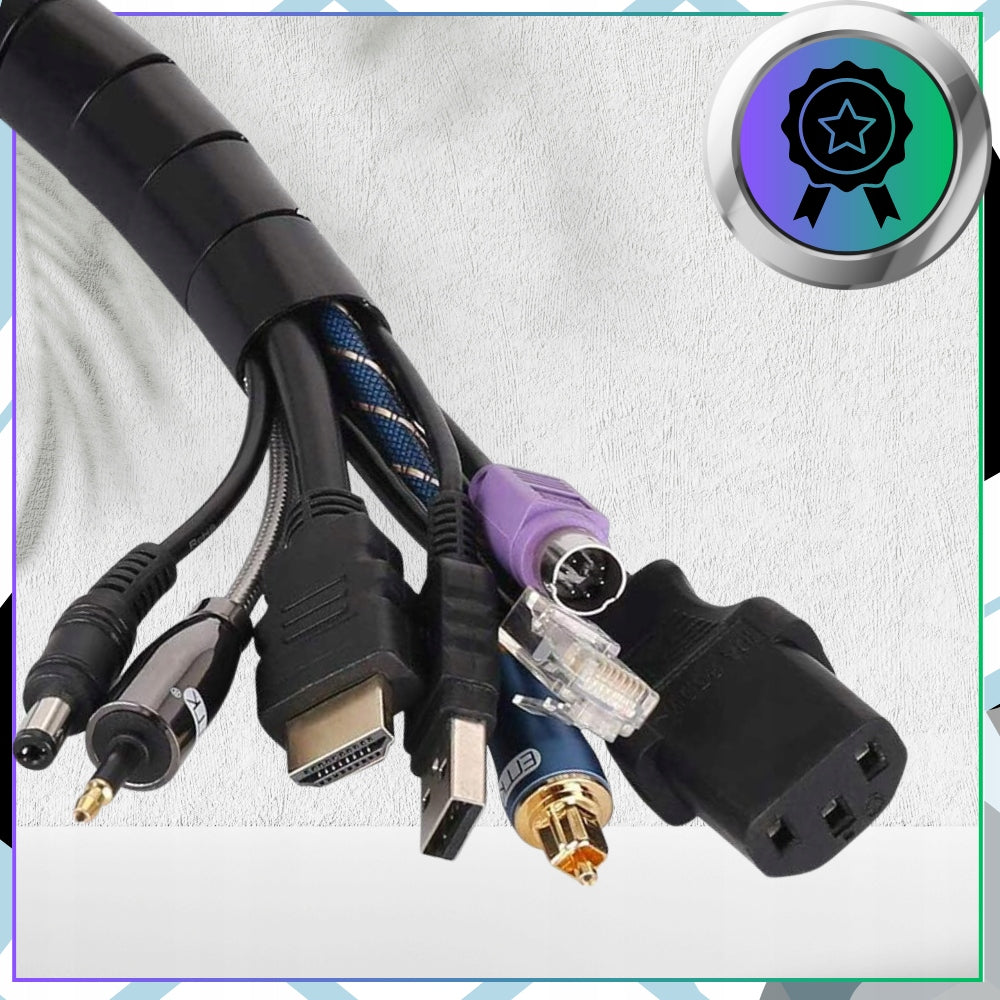 SPIRAL MASKING COVER BRAID CABLE ORGANIZER PESZEL 22mm 5M Product weight with unit packaging 0.01 kg