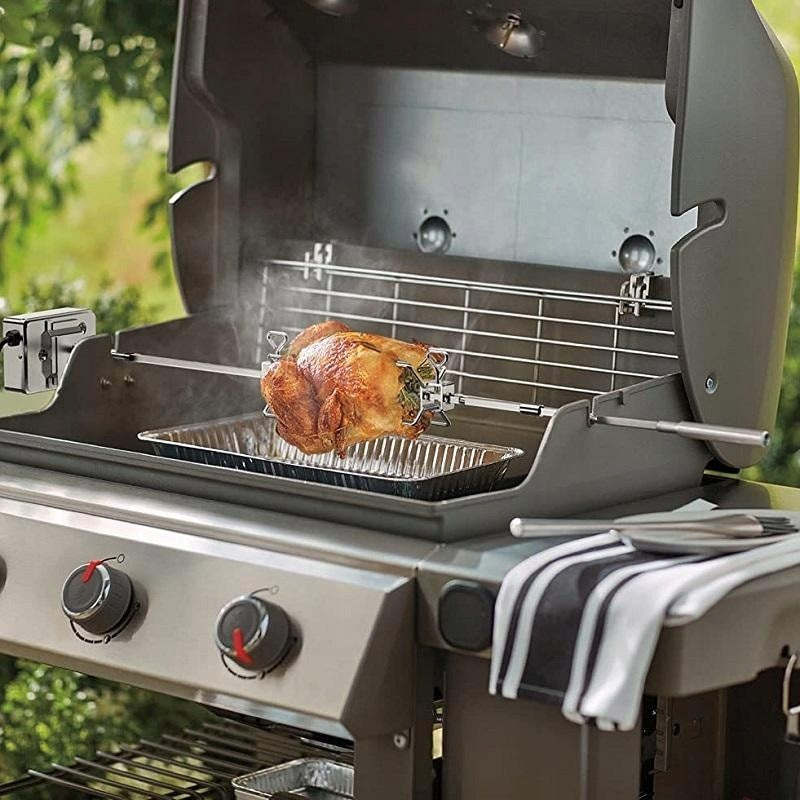 SPIT ELECTRIC GRILLING SET MOTOR 4W STAINLESS STEEL Brand no brand