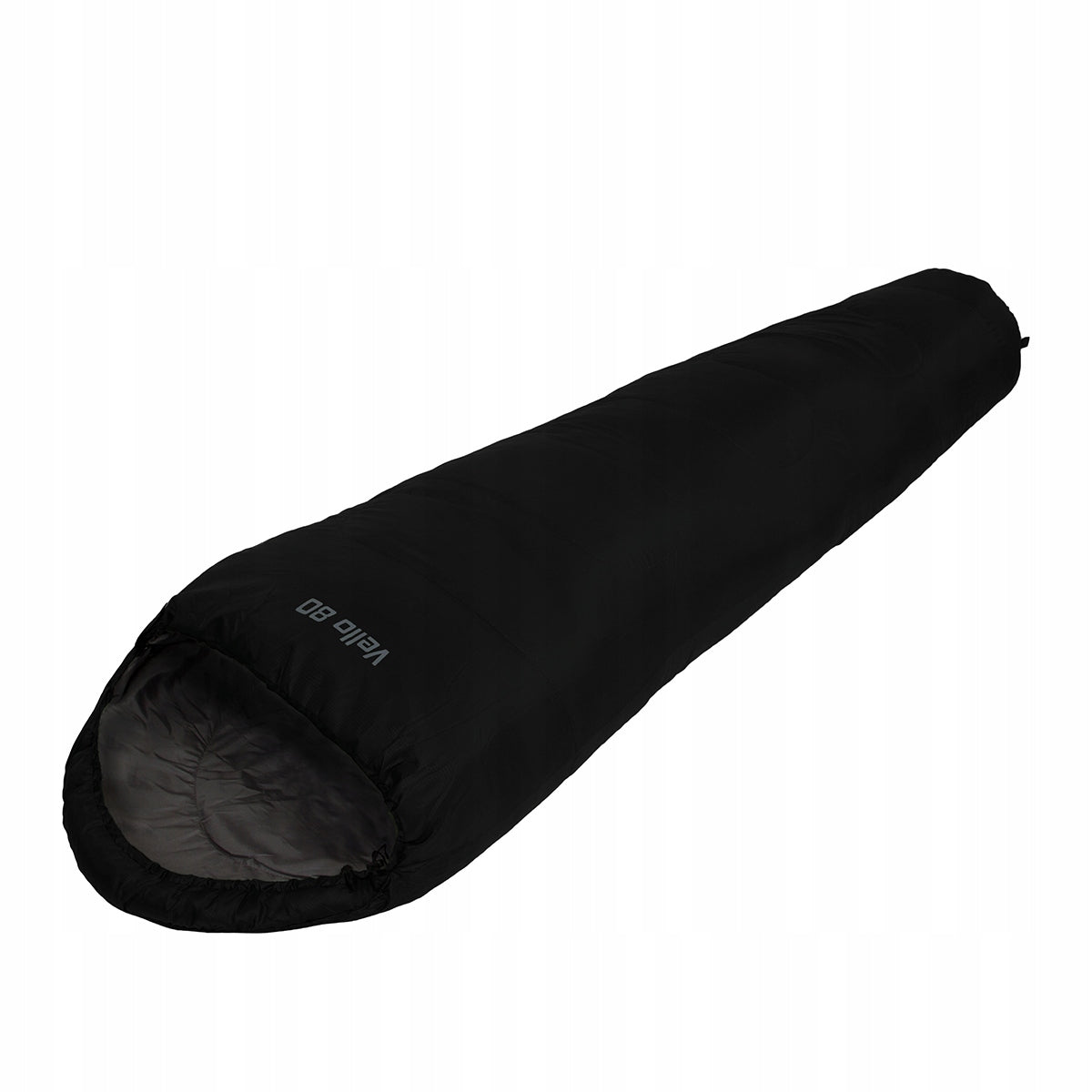Schlafsack Campus Vello 80 R, 220 x 80 x 50, schwarz 