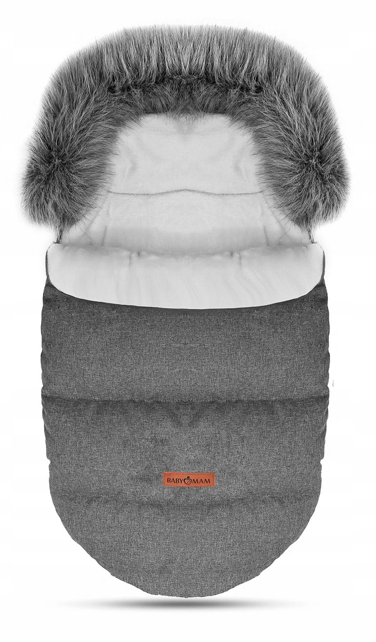 Winterschlafsack für Baby Babymom, grau 
