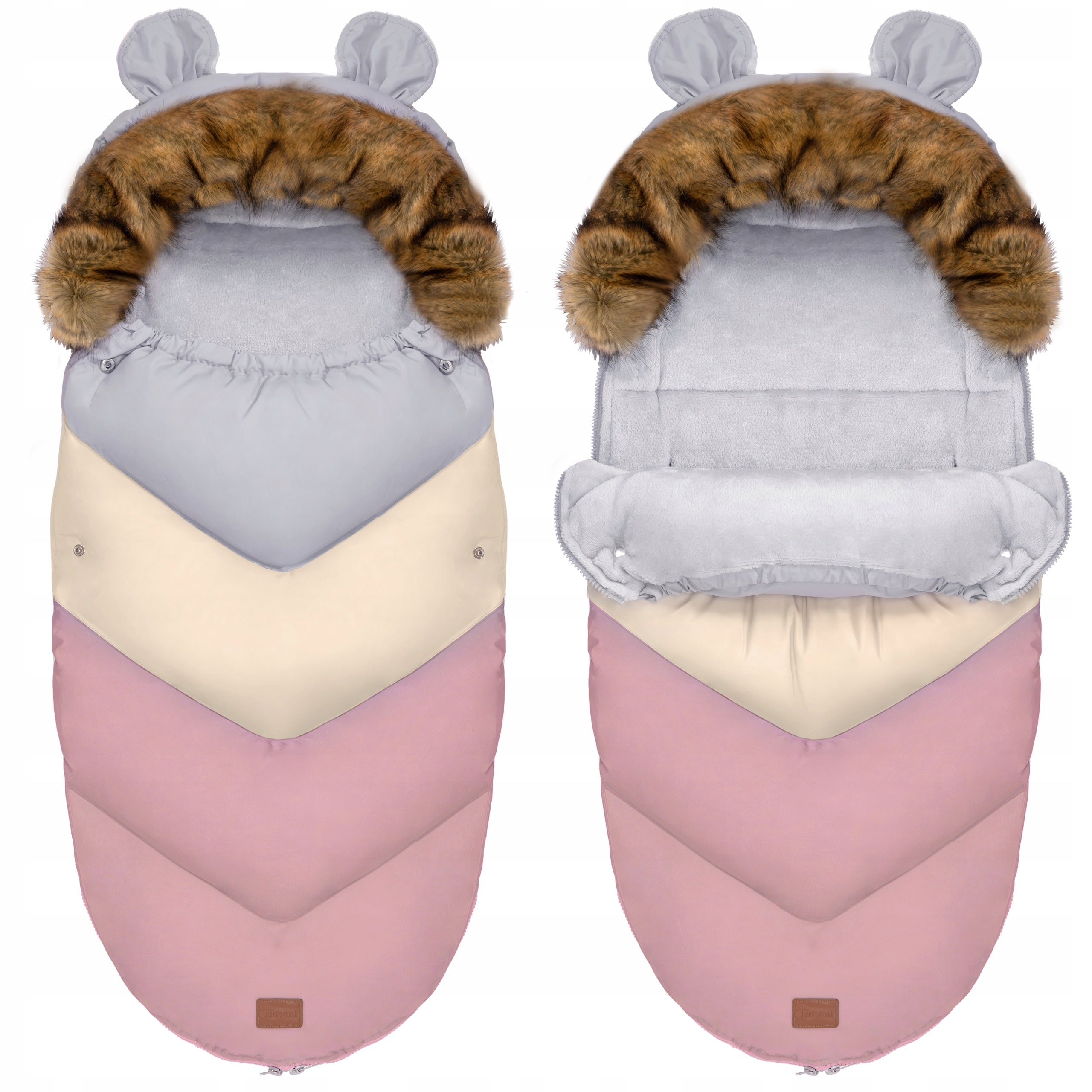 Schlafsack Teddybär Pro-V, rosa 