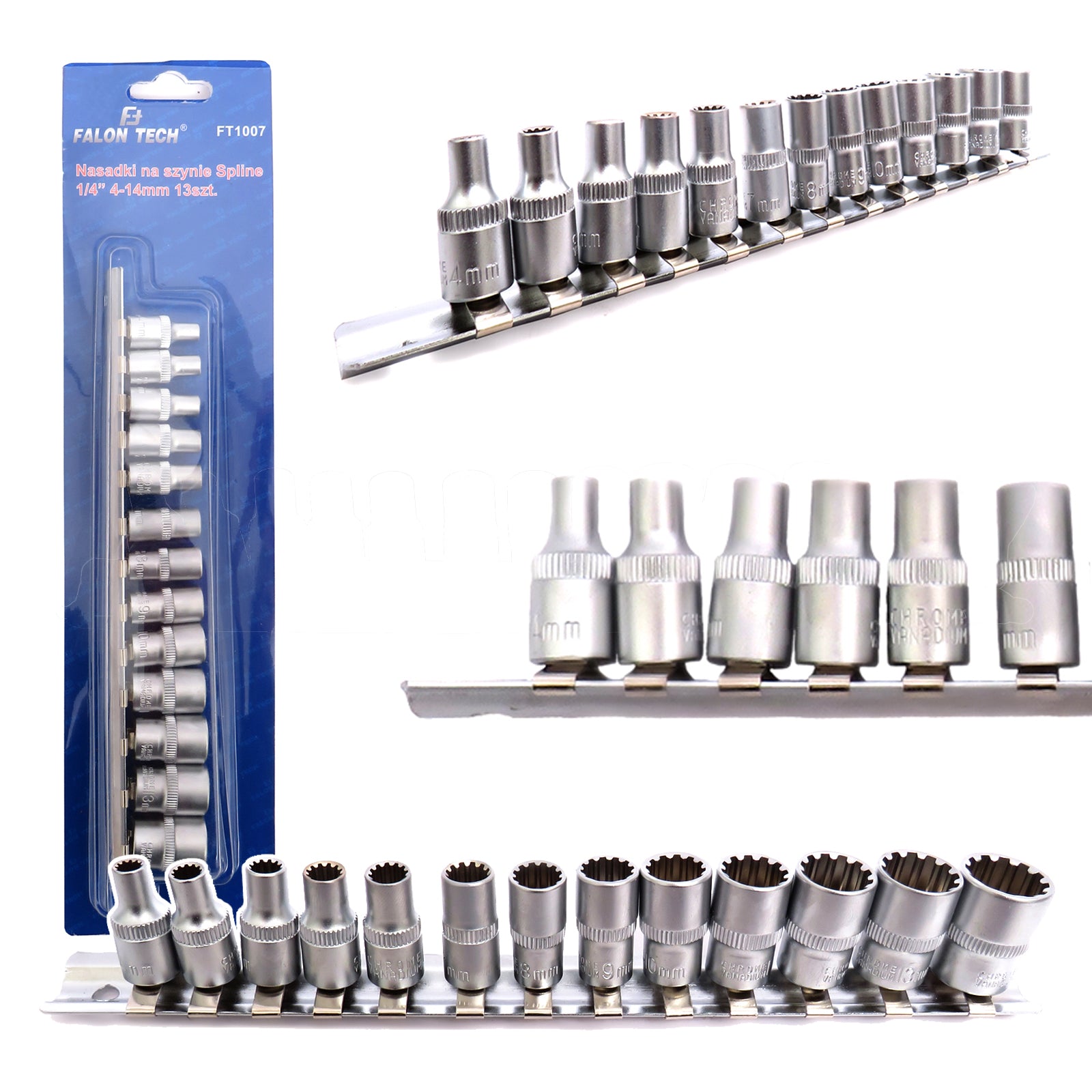 SPLINE CAPS SET OF 12 ANGLE SPLINTS ON 1/4 CR_V 13EL RAIL
