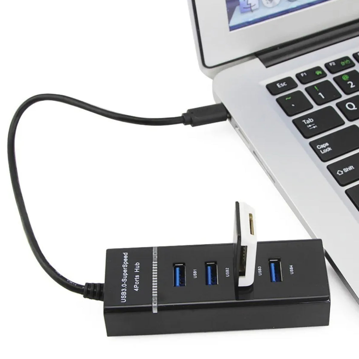 SPLITTER 4 PORTS HUB USB C SPLITTER FAST USB 3.0 4 PORTS 5 Gbps Manufacturer code HUB USB-C na 4 porty USB