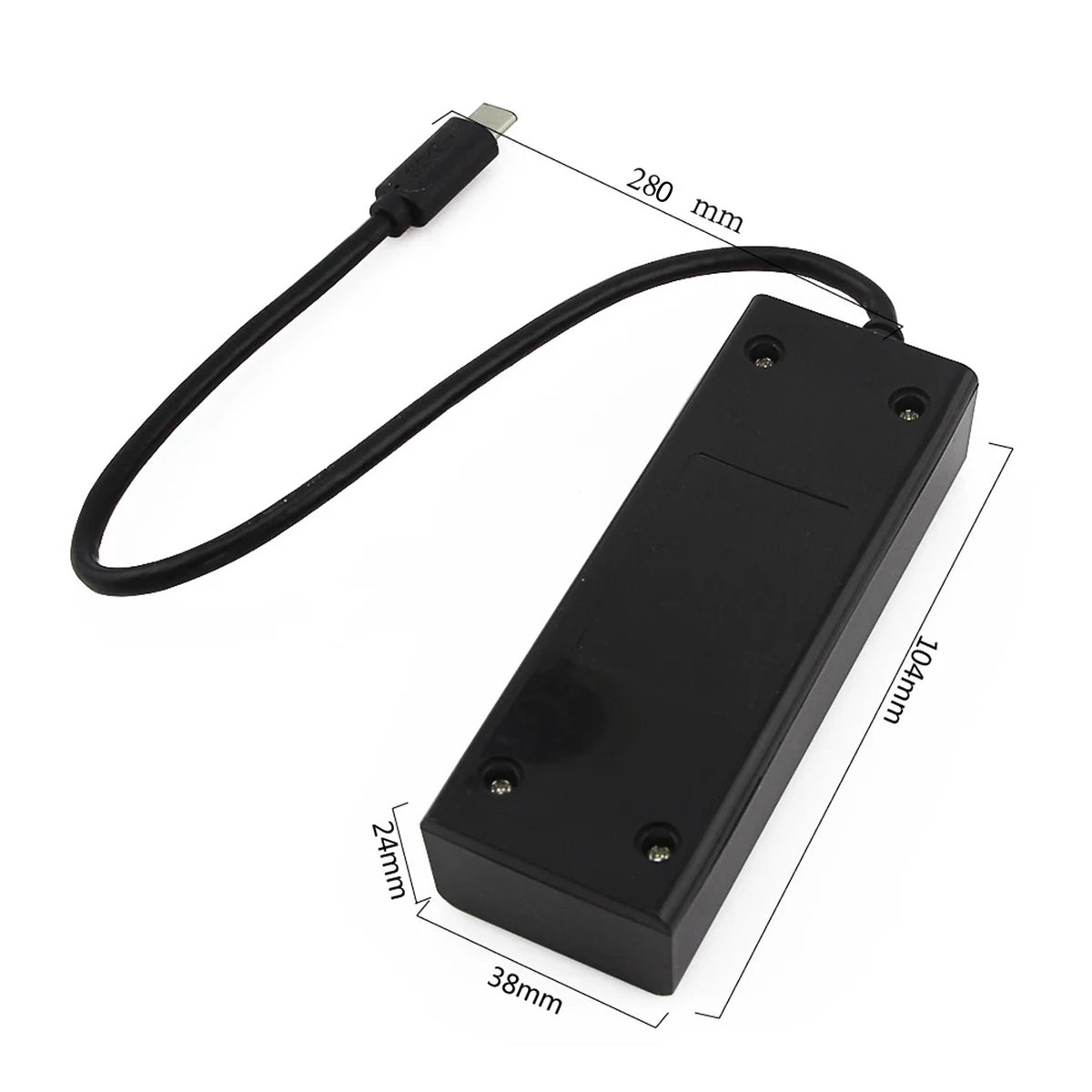 SPLITTER 4 PORTS HUB USB C SPLITTER FAST USB 3.0 4 PORTS 5 Gbps Packaging status original