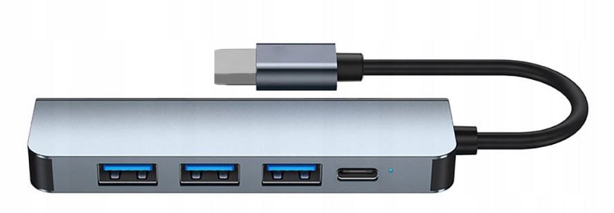 SPLITTER ADAPTER HUB SPLITTER SLIM 4x USB 3.0 1x USB C Packaging status original