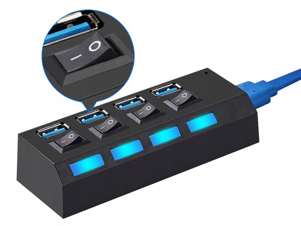 SPLITTER PORT SPLITTER USB HUB 4 x USB 3.0 Packaging status original