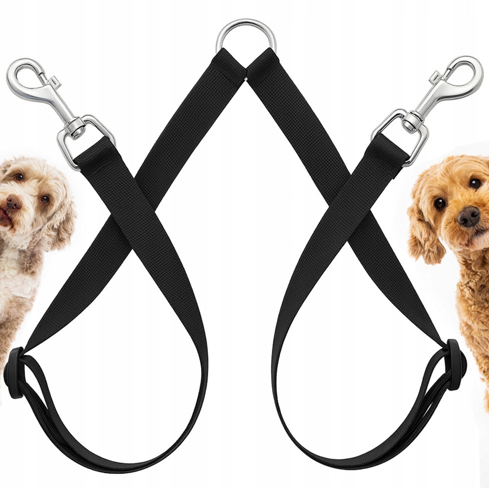 SPLITTER Strong Double LANYARD FOR 2 DOGS 25mm