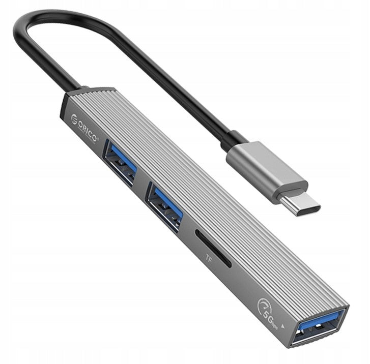 SPLITTER USB-C 3xport USB-A, microSD reader HUB