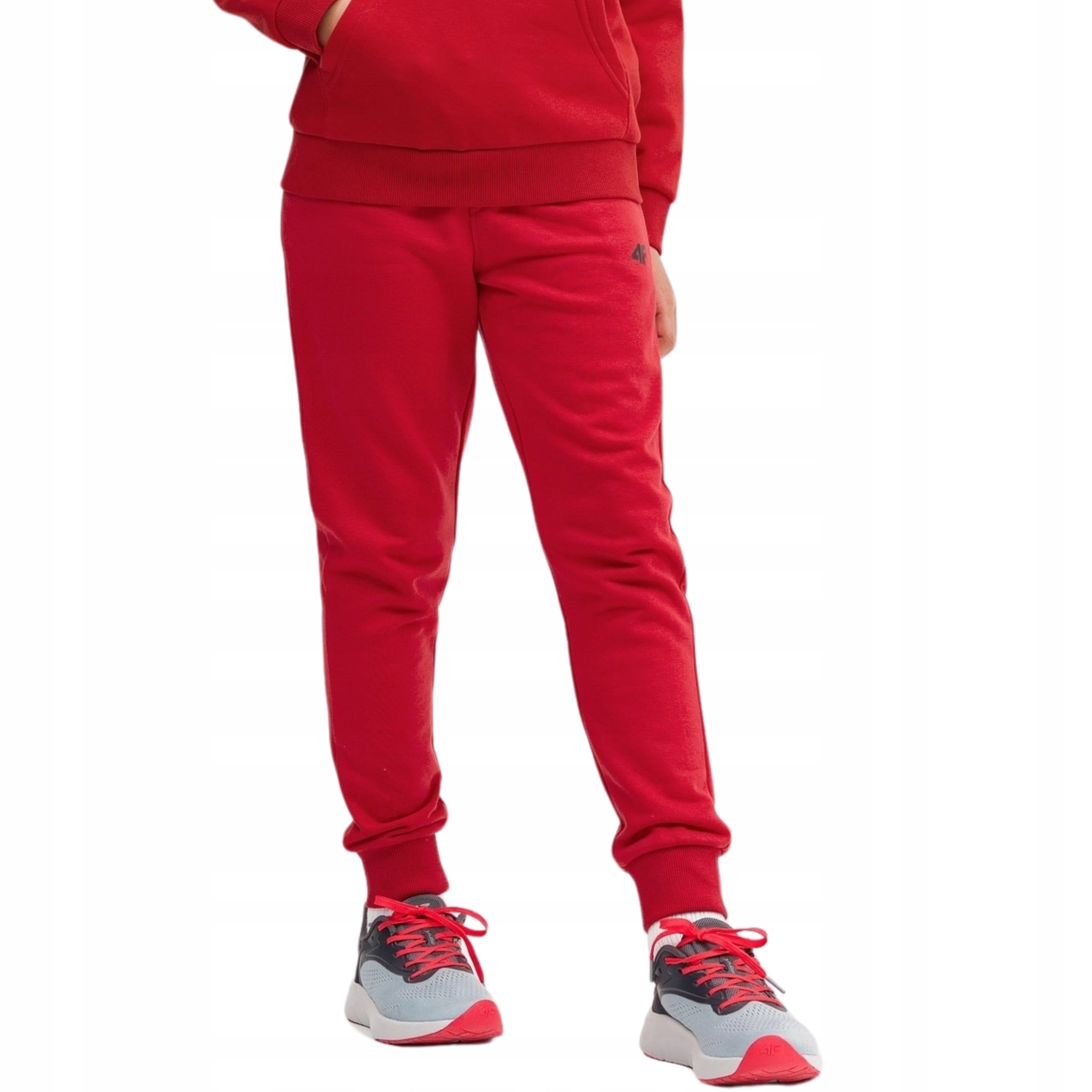 Sporthose für Jungen 4F, rot 