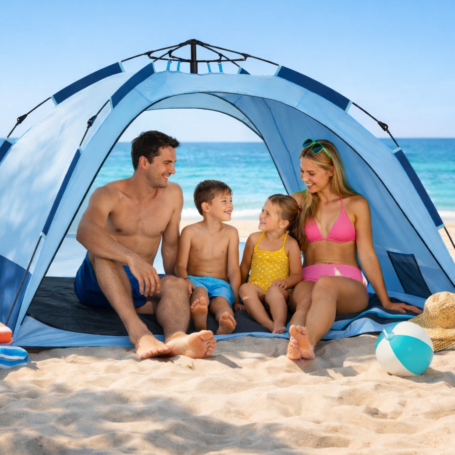 SPOKEY Folding Tent Automatic Beach Tourist With UV Filter Brand Spokey