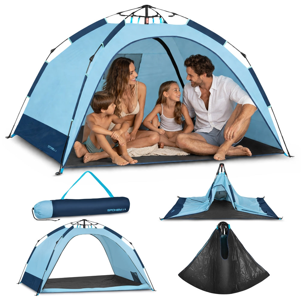 SPOKEY Folding Tent Automatic Beach Tourist With UV Filter