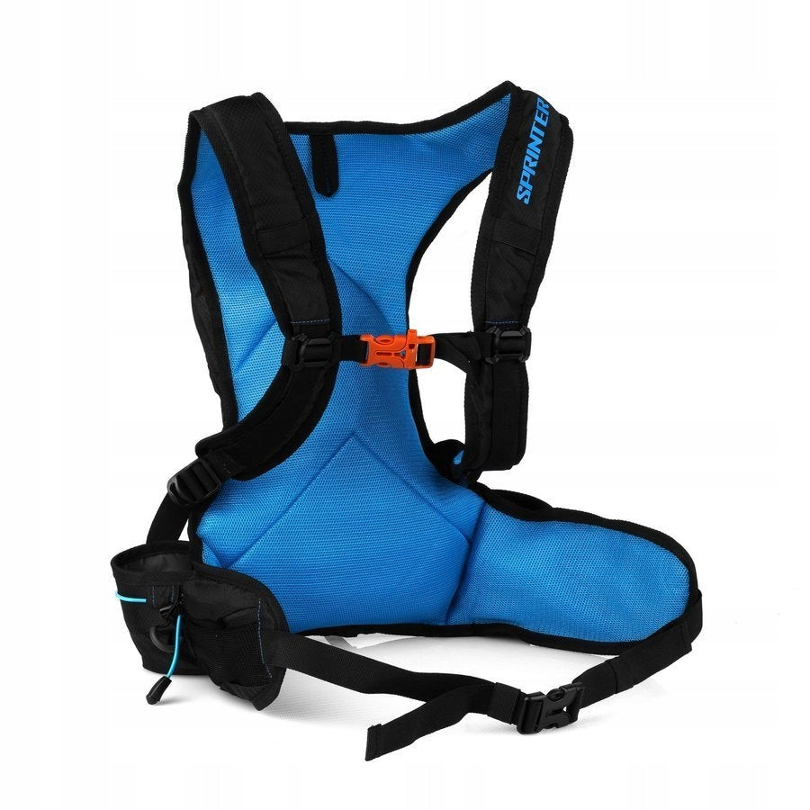Fahrradrucksack Spokey Sprinter, dunkelgrau/blau 