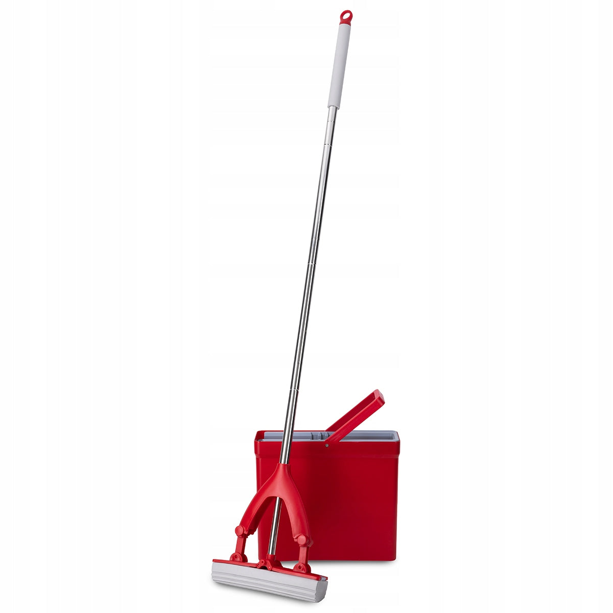 SPONGE FLAT MOP WITH SQUEEZER BUCKET FOLDING STICK SET EAN (GTIN) 5904734064749