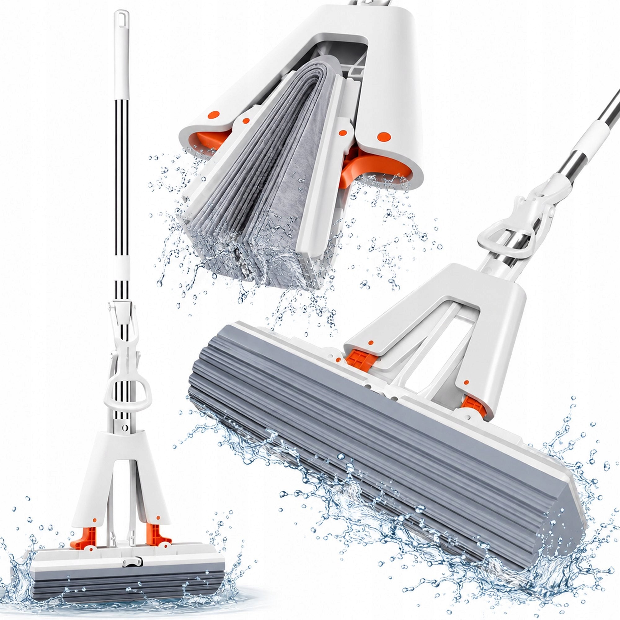 SPONGE MOP FOR FLOOR CLEANING SQUEEZED SPONGY WATER PULLER SPONGE