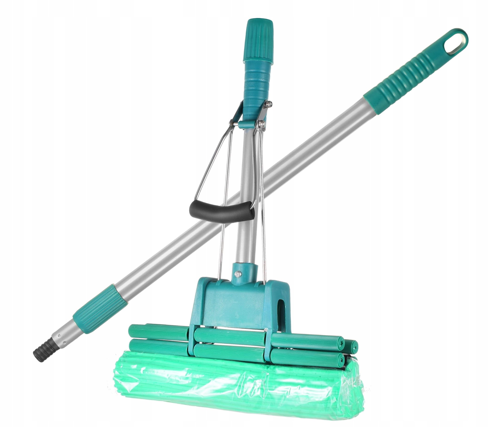 SPONGE Mop WITH SQUEEZER Telescopic STICK