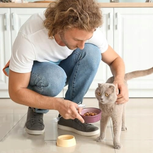 SPOON ANIMAL FOOD FORK STAINLESS STEEL CAT FISH FOR DOG 2 PCS Kind automatic feeder