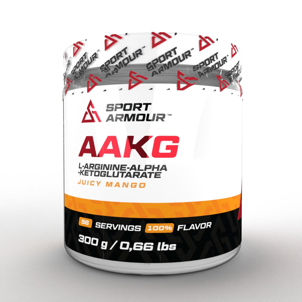 SPORT ARMOUR Arginine AAKG Mango 300g | Pump, Energy, Intensiveness Expiration date at least six months from the date of purchase