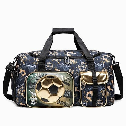 SPORTS BAG CHILDREN NYLON ANIMALS FOOTBALL TRAVEL 50CM