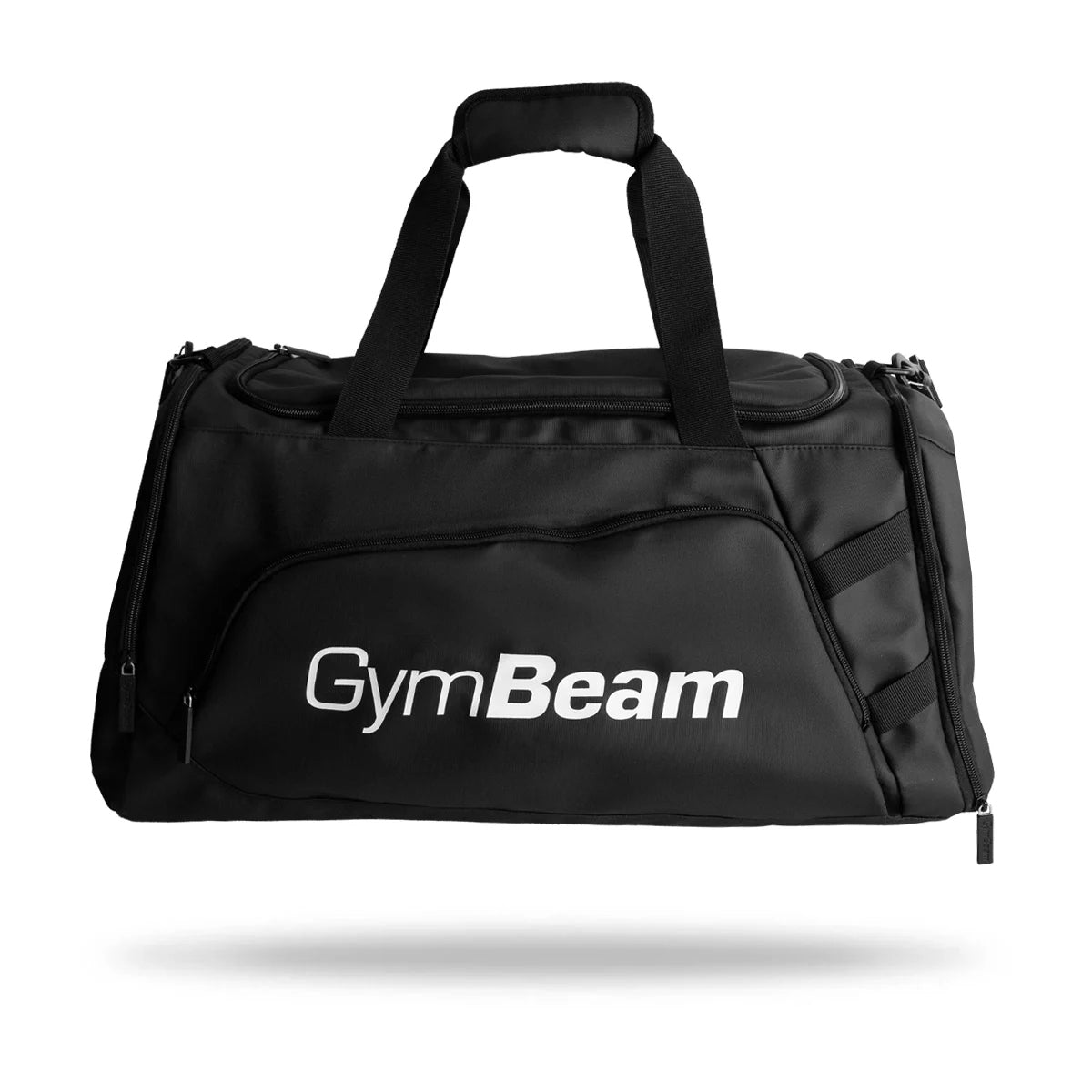 SPORTS BAG CORE BLACK 50L FOR SHOES VENTILATION STRAPS GymBeam