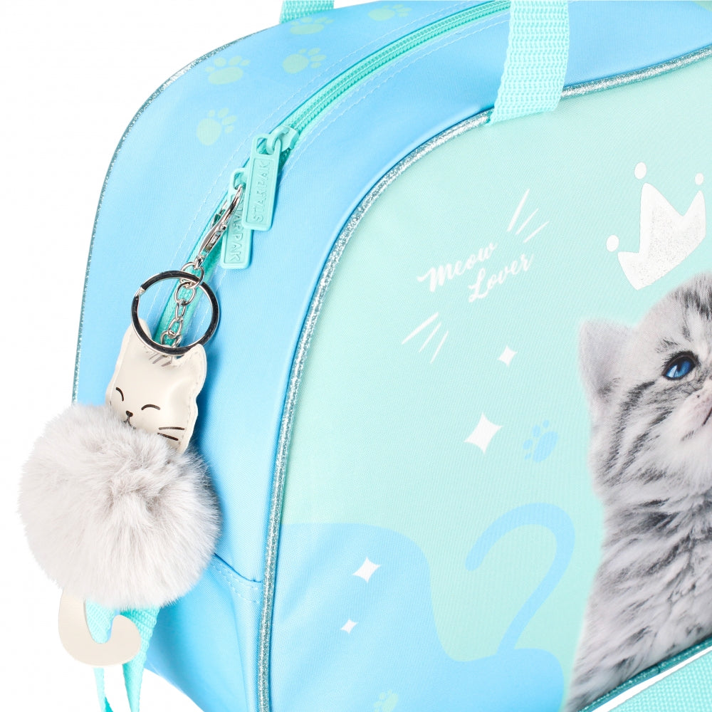 SPORTS BAG FOR GIRLS KITTY CAT KITTENS PHOTO STARPAK Manufacturer code 527153