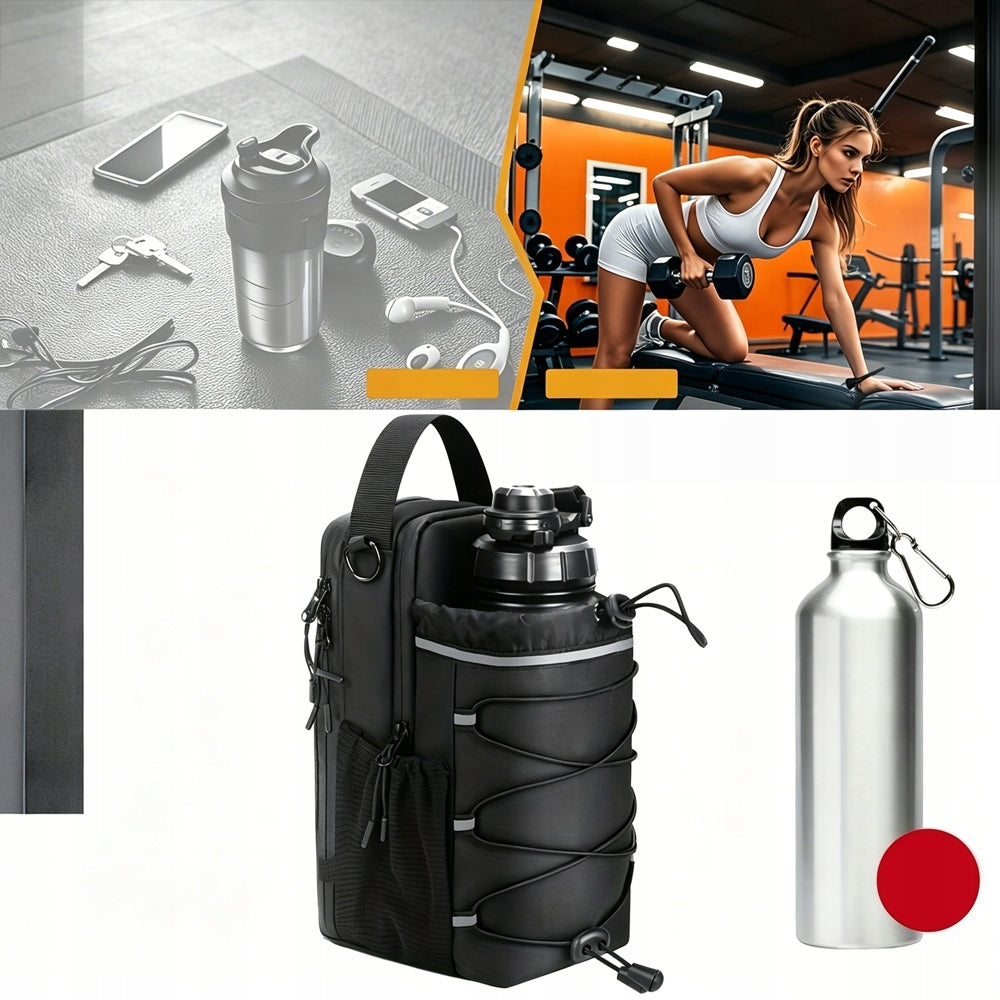 SPORTS BAG FOR MAGNETIC GYM, WATER BOTTLE THERMOS Brand no brand