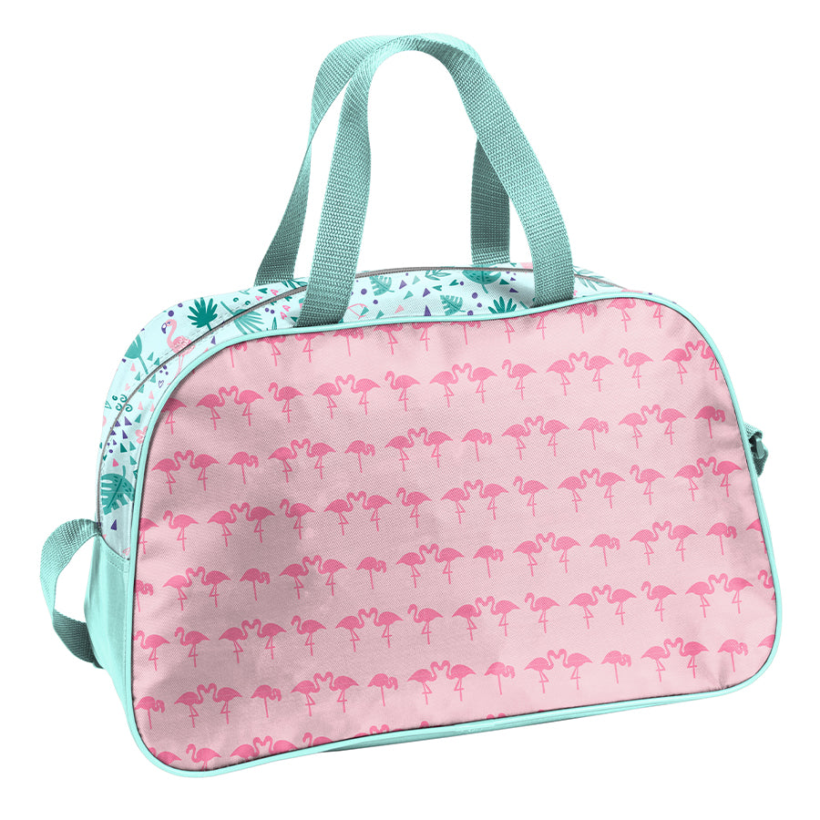 SPORTS BAG FOR SCHOOL PINK FLAMINGO FOR BABY GIRL FOR SWIMMING POOL WF Brand no brand