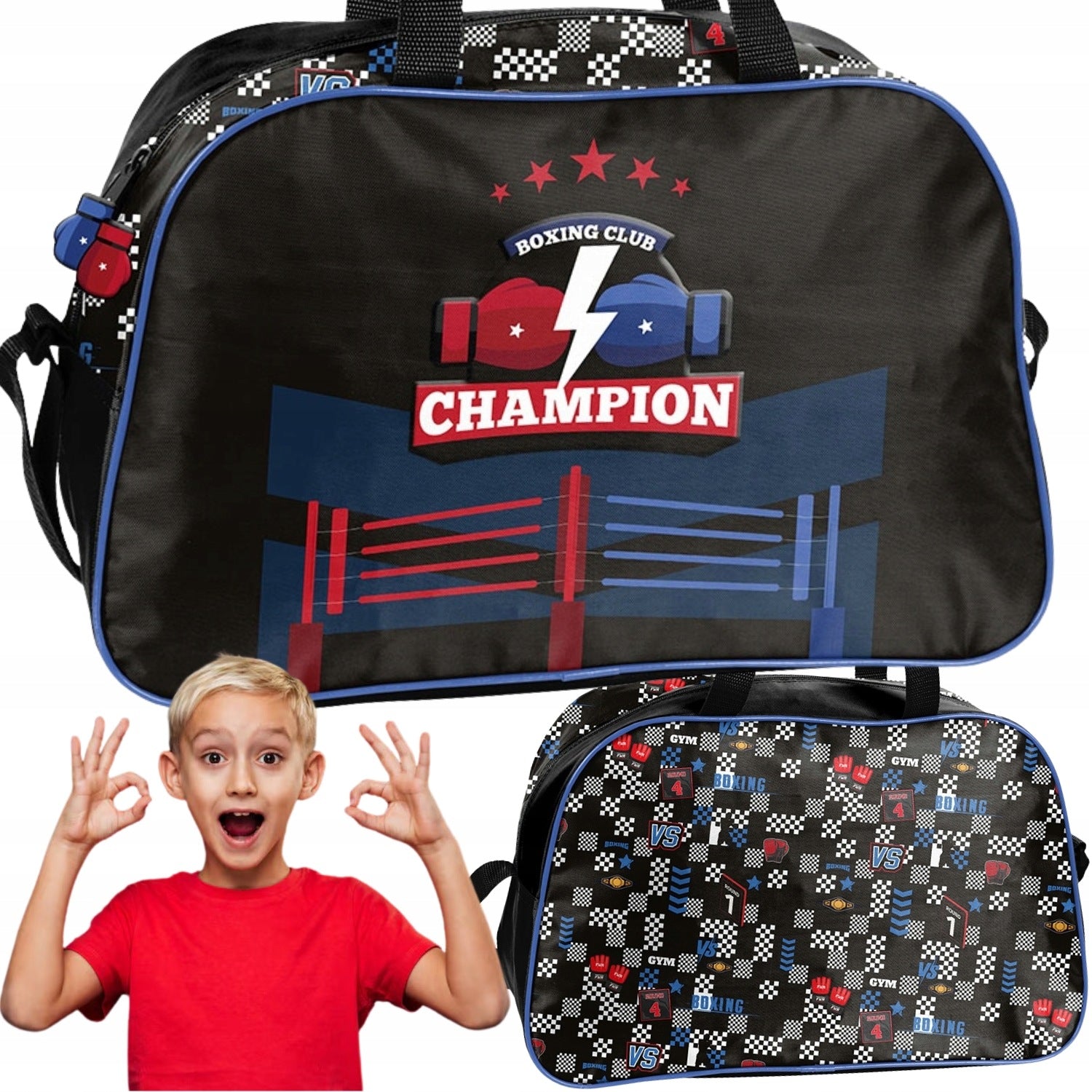 SPORTS BAG FOR SWIMMING POOL BOXING CLUB CHAMPION PASO SWIMMING TRAINING