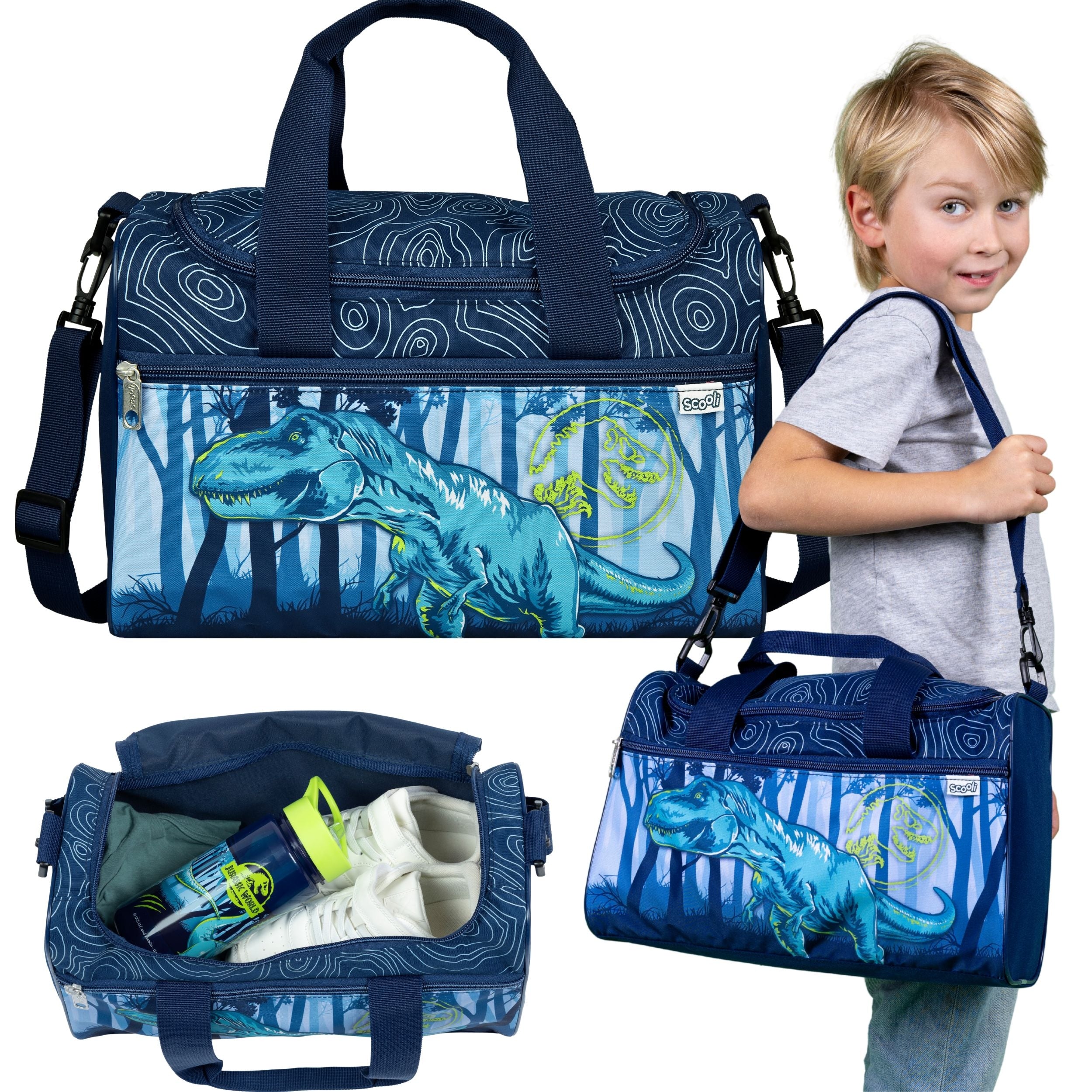 SPORTS BAG JURASSIC WORLD DINOSAUR WF Bag Swimming Pool School Training