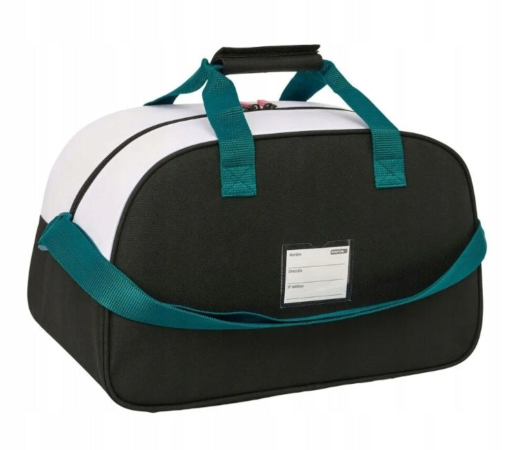 SPORTS BAG REAL MADRITE SAFTA WITH LARGE COMPARTMENT AND POCKET Color multicolor