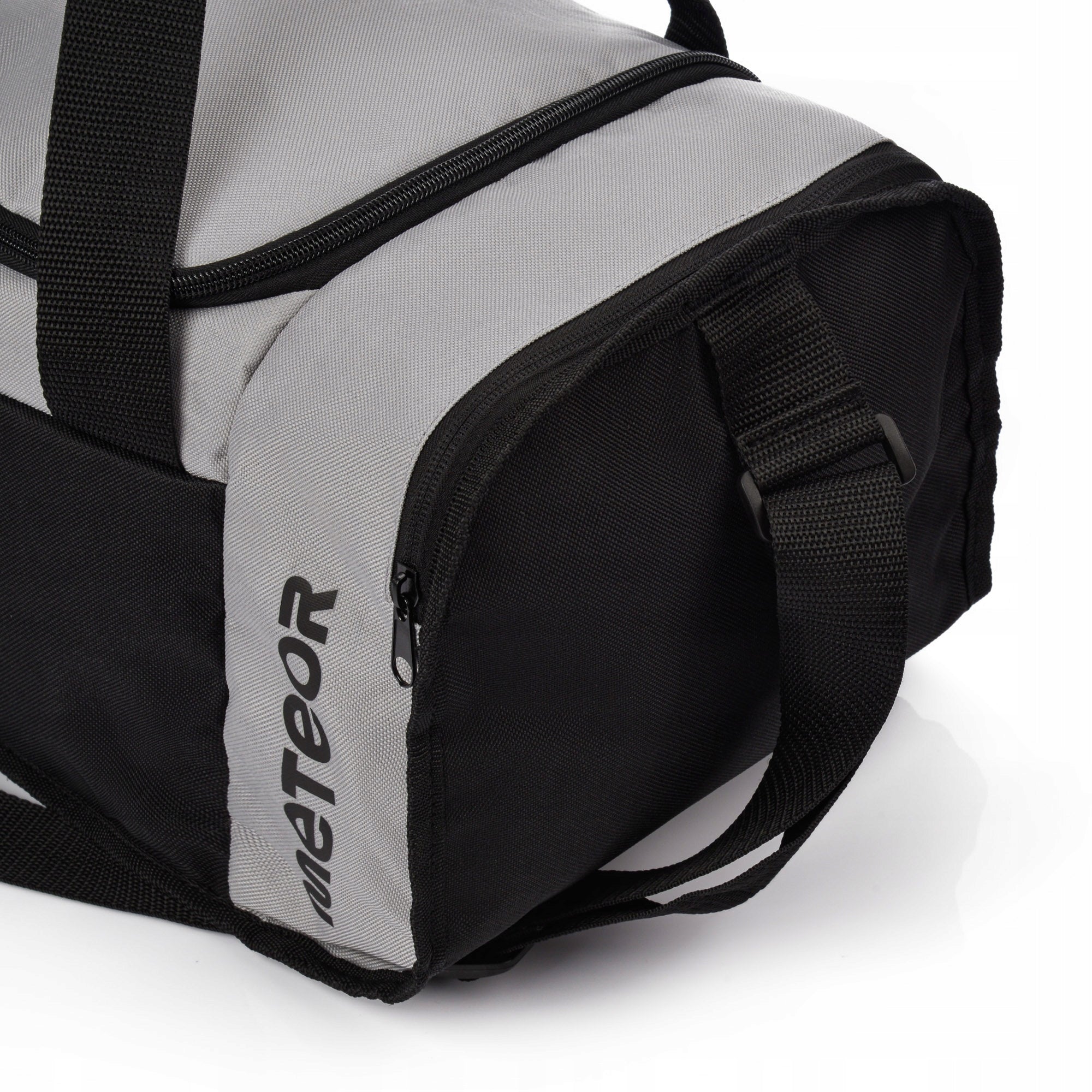SPORTS BAG TRAVEL FOR GYM FITNESS POOL NEPR 20L BLACK GREY Brand Meteor
