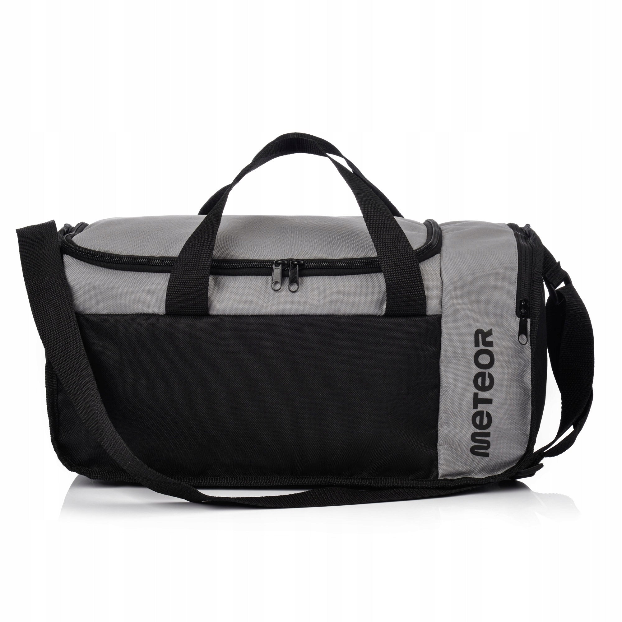 SPORTS BAG TRAVEL FOR GYM FITNESS POOL NEPR 20L BLACK GREY
