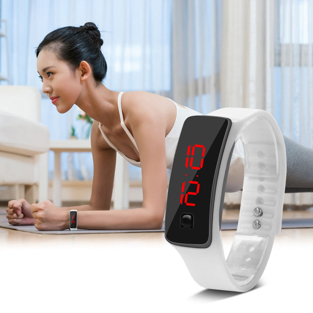 SPORTS BAND LED WATCH Batteries included yes